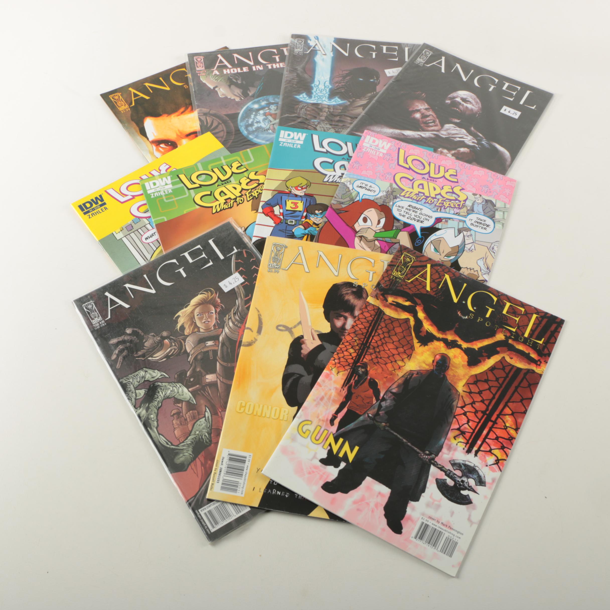 "Angel" "John Sable" and Other Modern Age IDW Comics