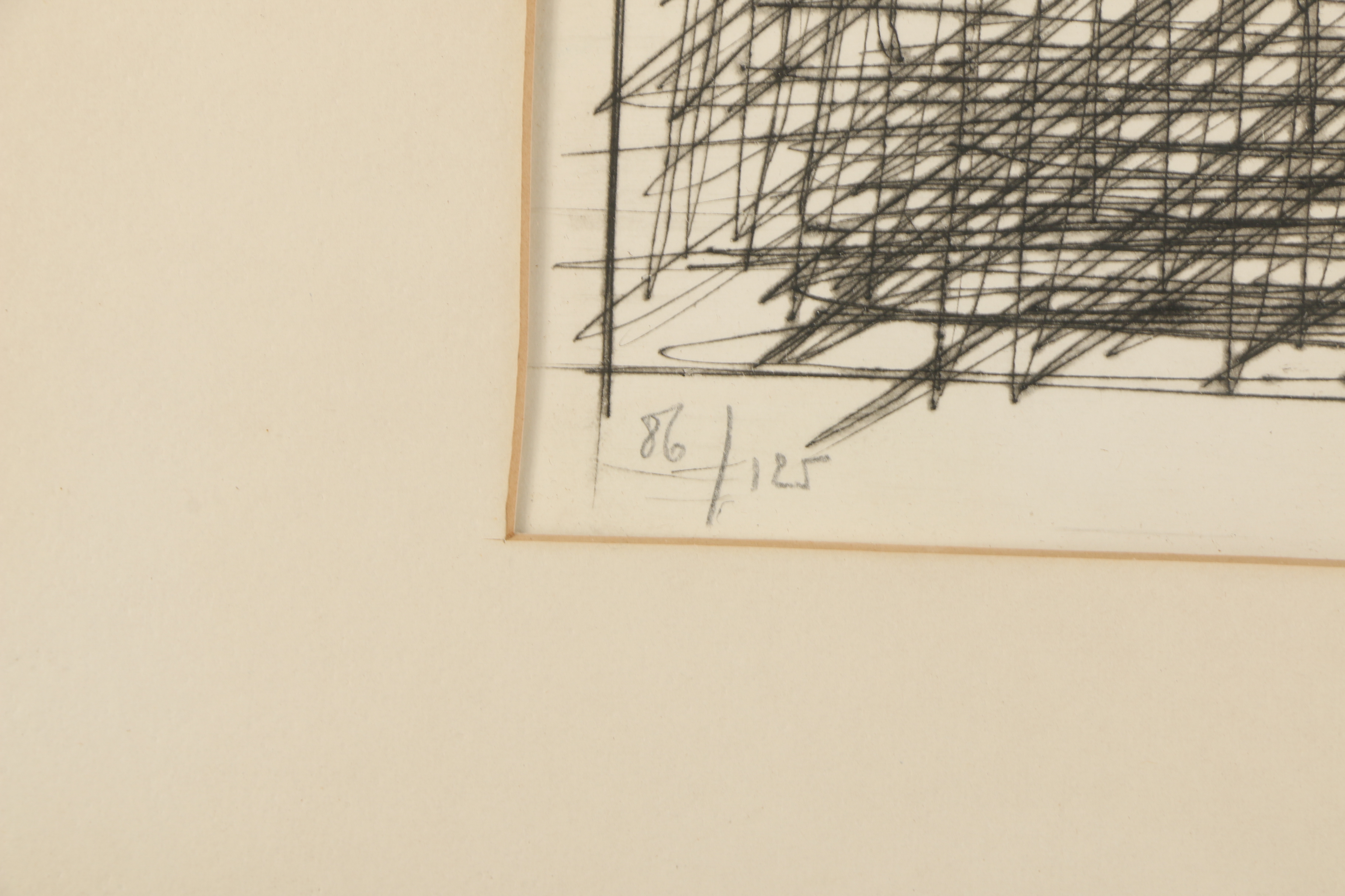 Bernard Buffet 1955 Limited Edition Drypoint on Paper "Le Canal"