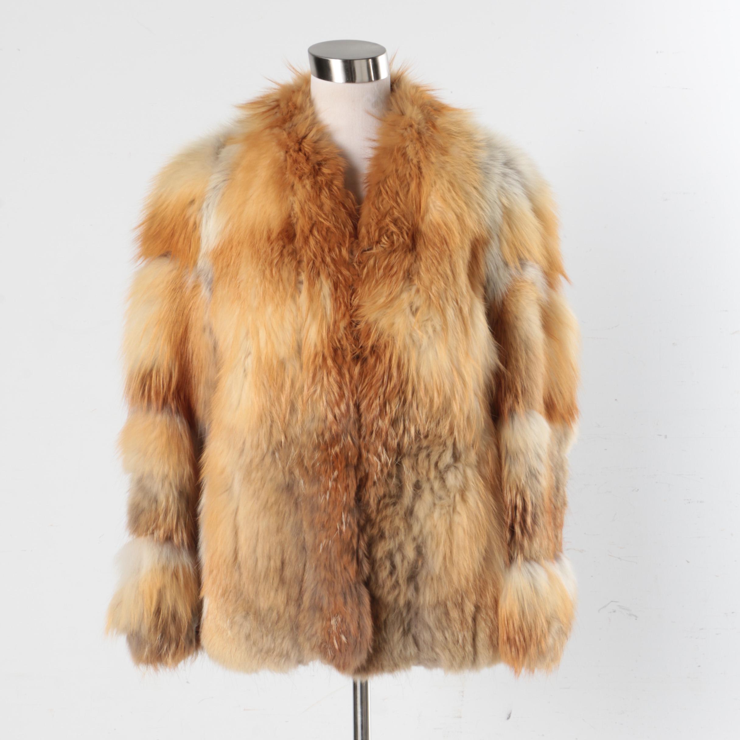 Women's Vintage Marshall Field & Company Fox Fur Coat