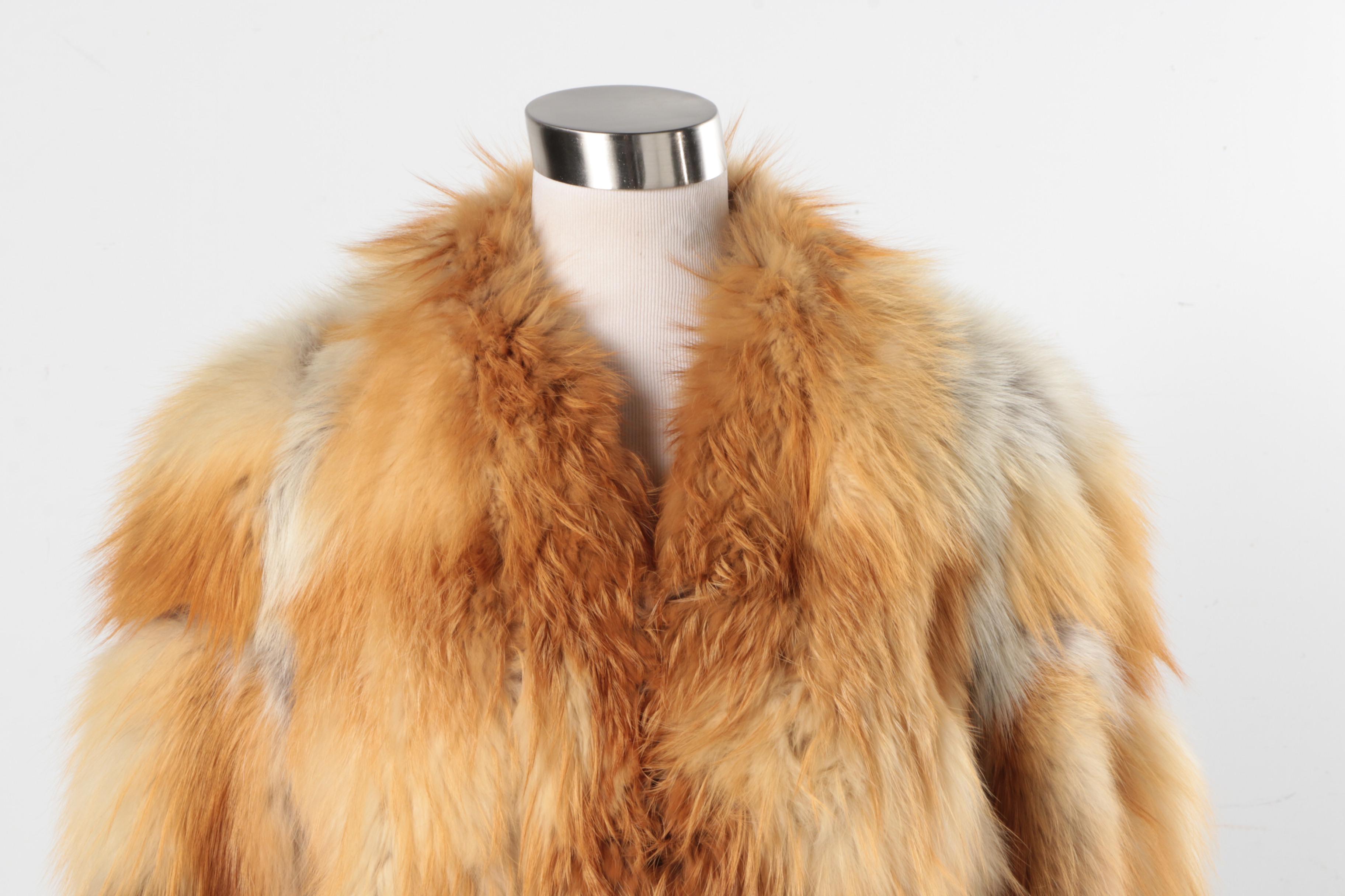 Women's Vintage Marshall Field & Company Fox Fur Coat