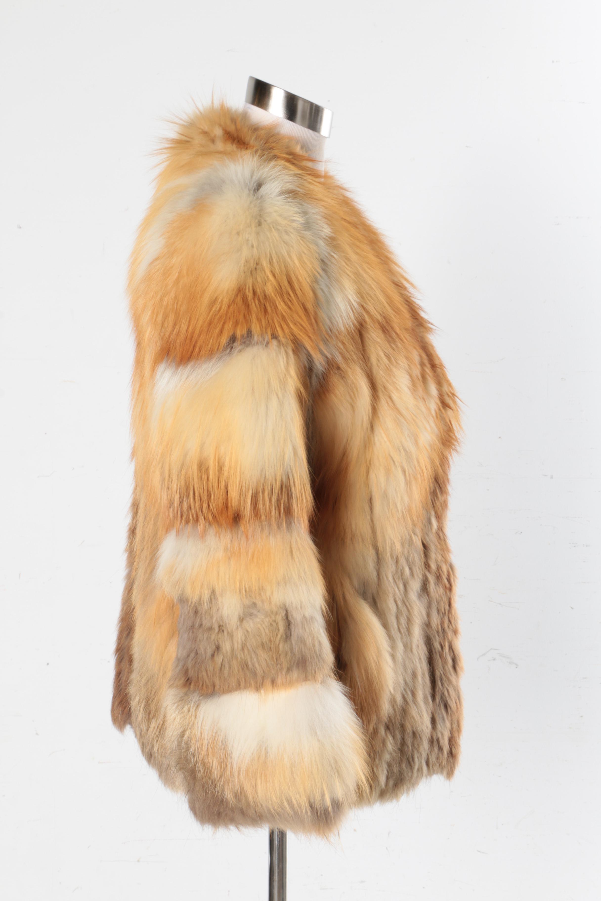 Women's Vintage Marshall Field & Company Fox Fur Coat