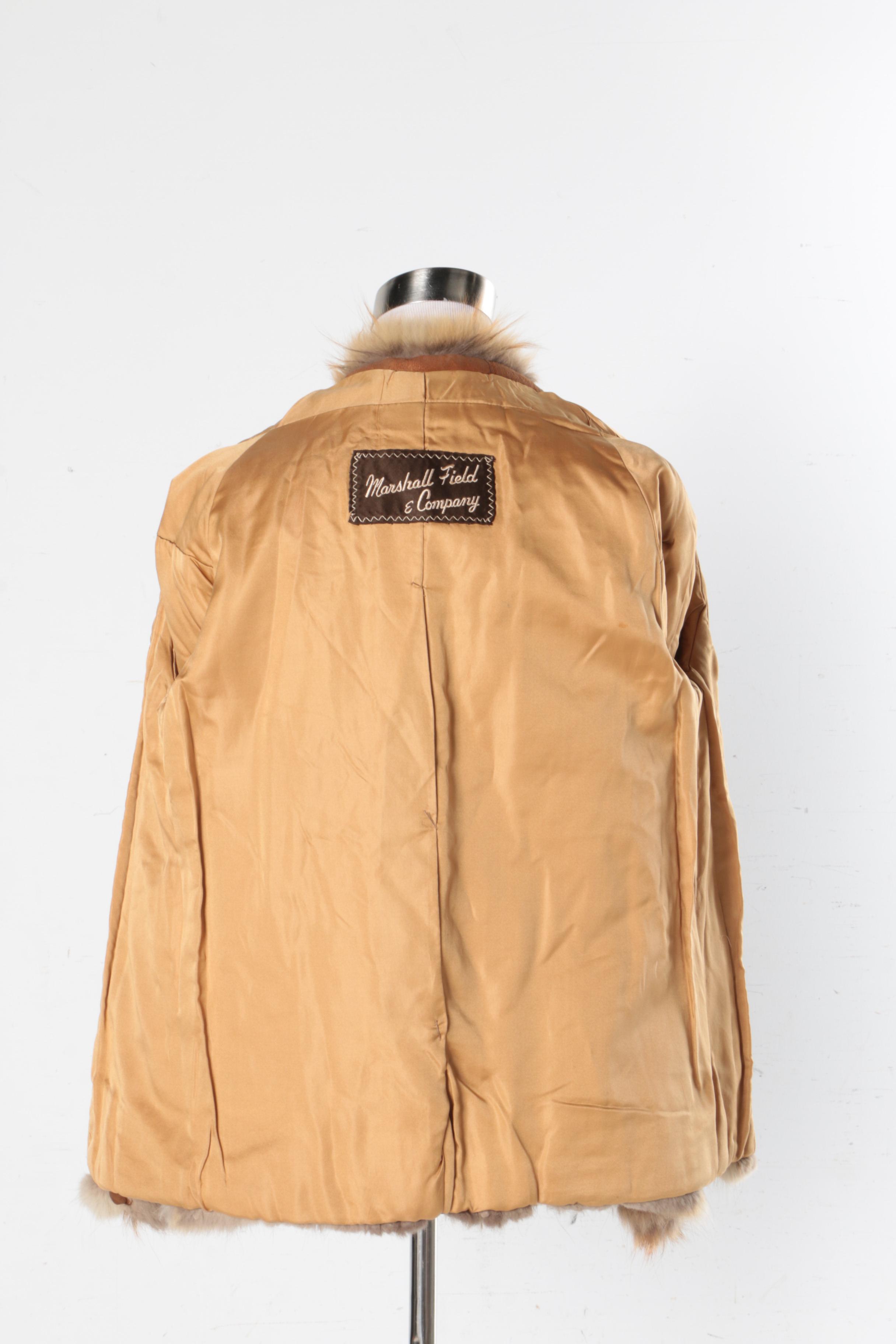 Women's Vintage Marshall Field & Company Fox Fur Coat