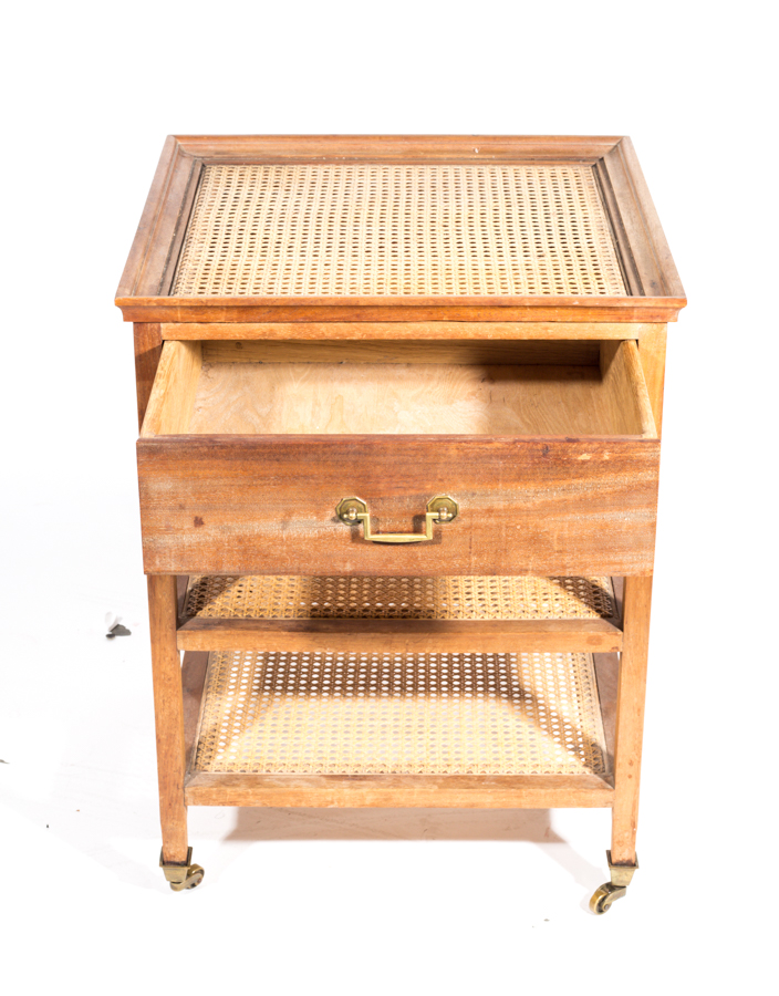 Caned Accent Table