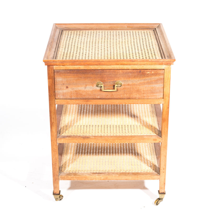 Caned Accent Table