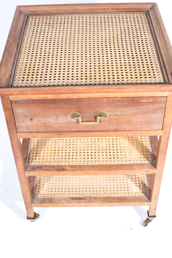 Caned Accent Table