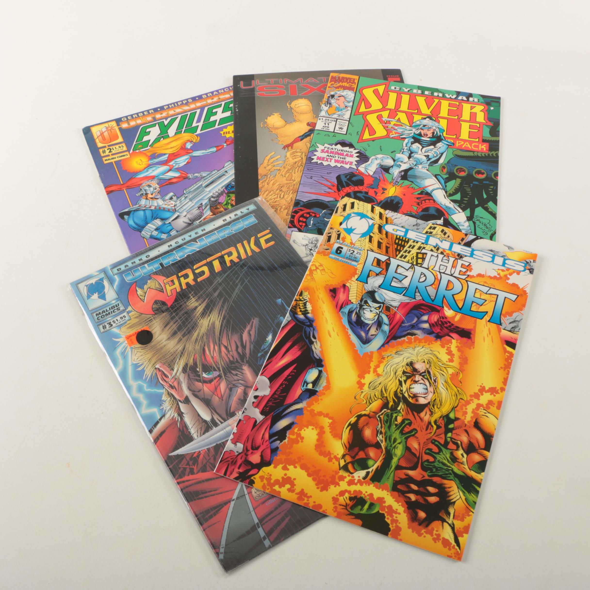 Silver Sable and Other Assorted Modern Age Comics