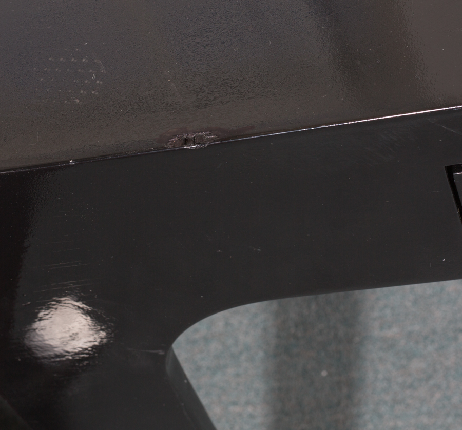 Black Painted Desk with Drawer