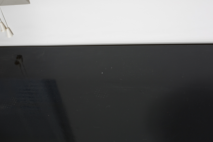 Black Painted Desk with Drawer