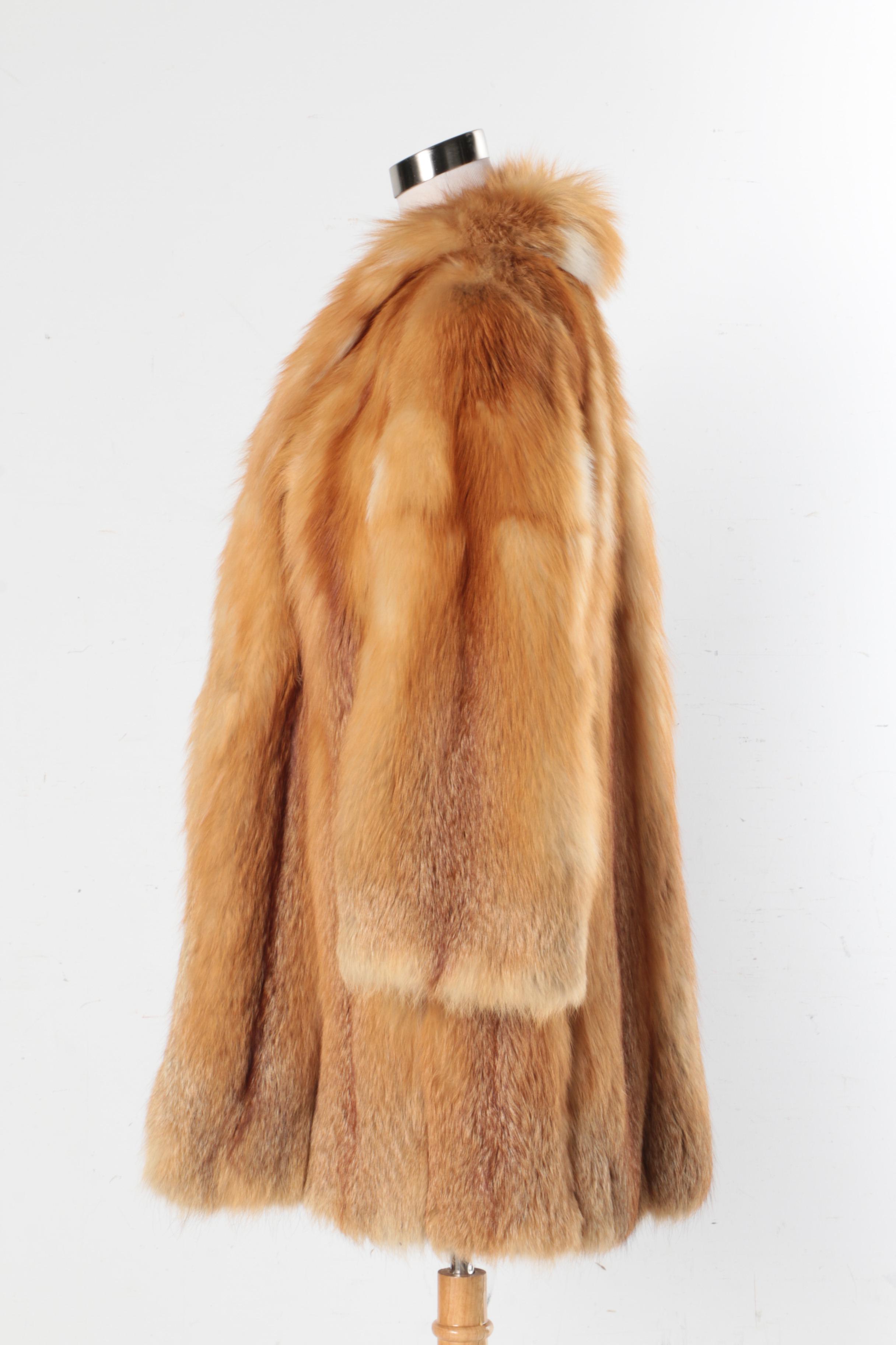 Red Fox Fur Jacket