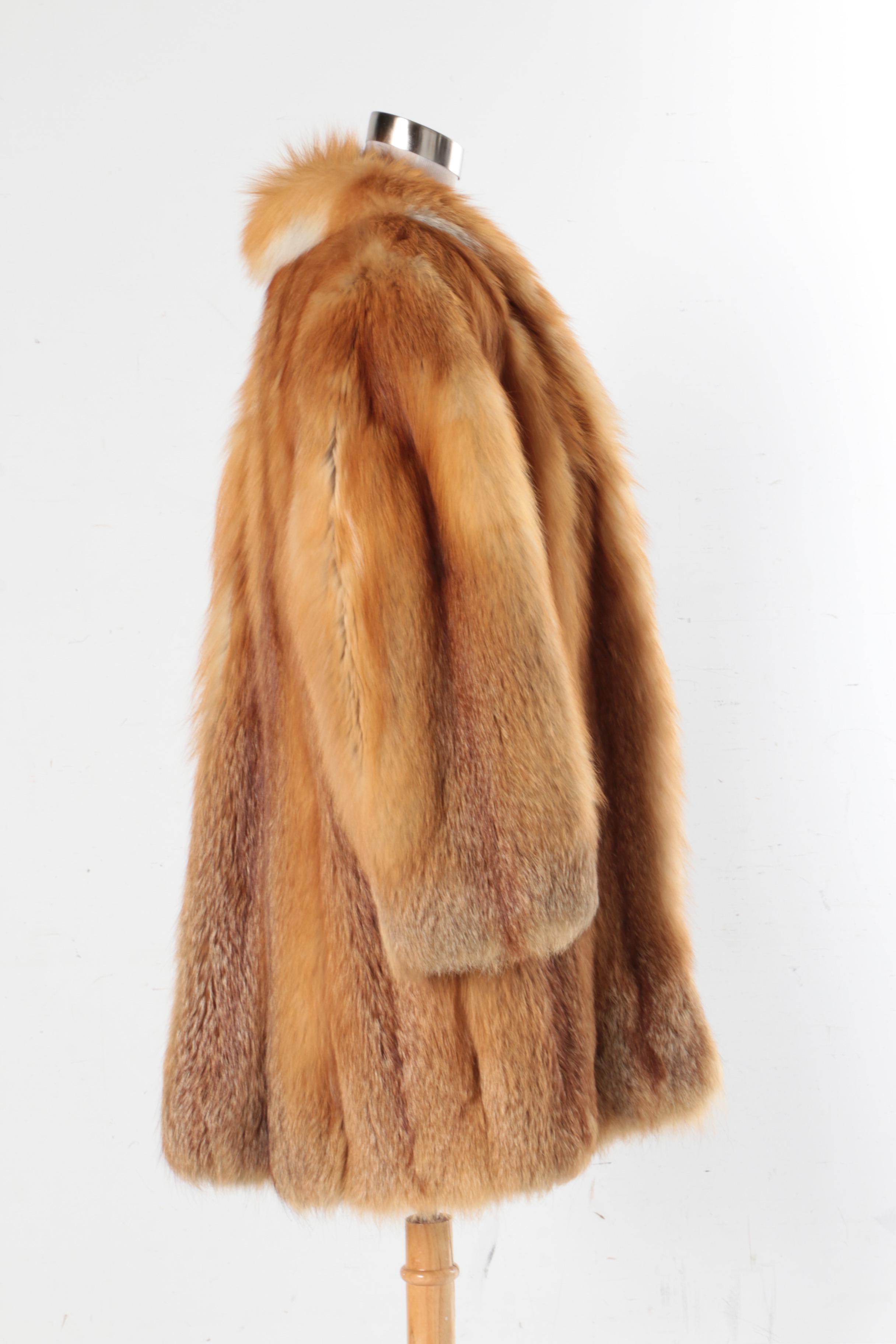 Red Fox Fur Jacket