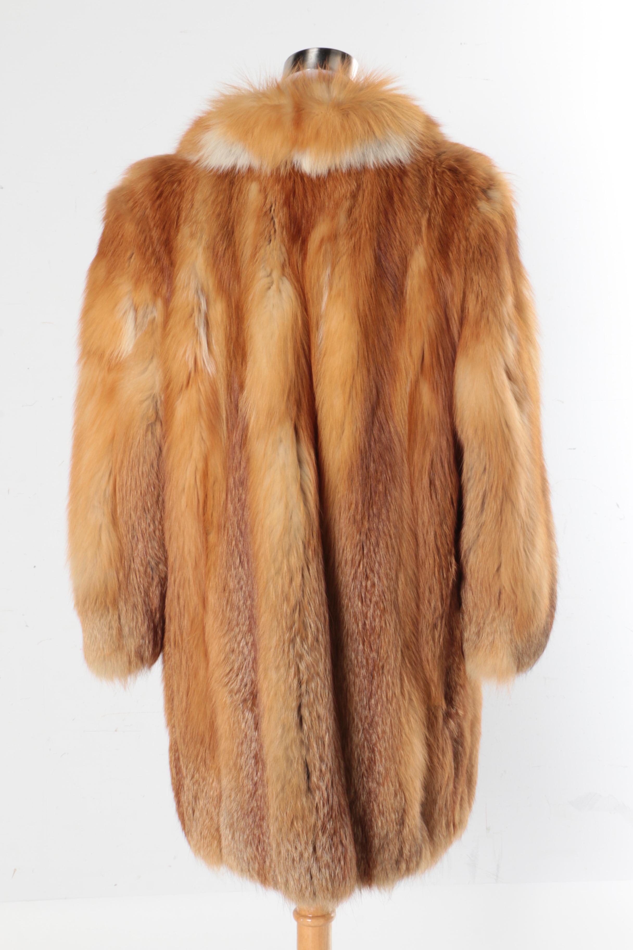 Red Fox Fur Jacket