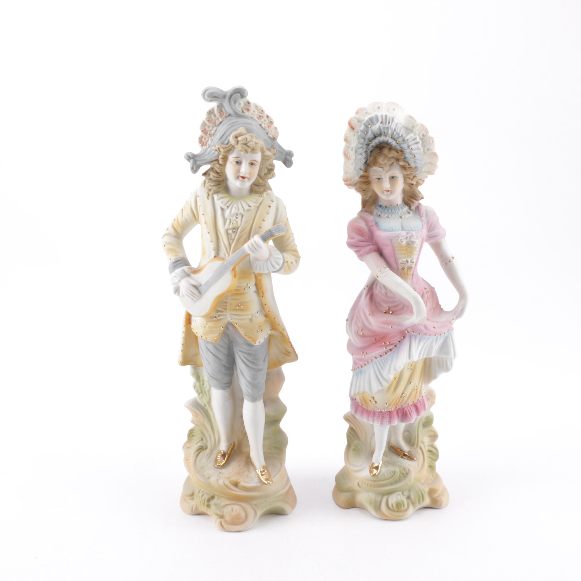 Vintage Paulux Porcelain Figurines