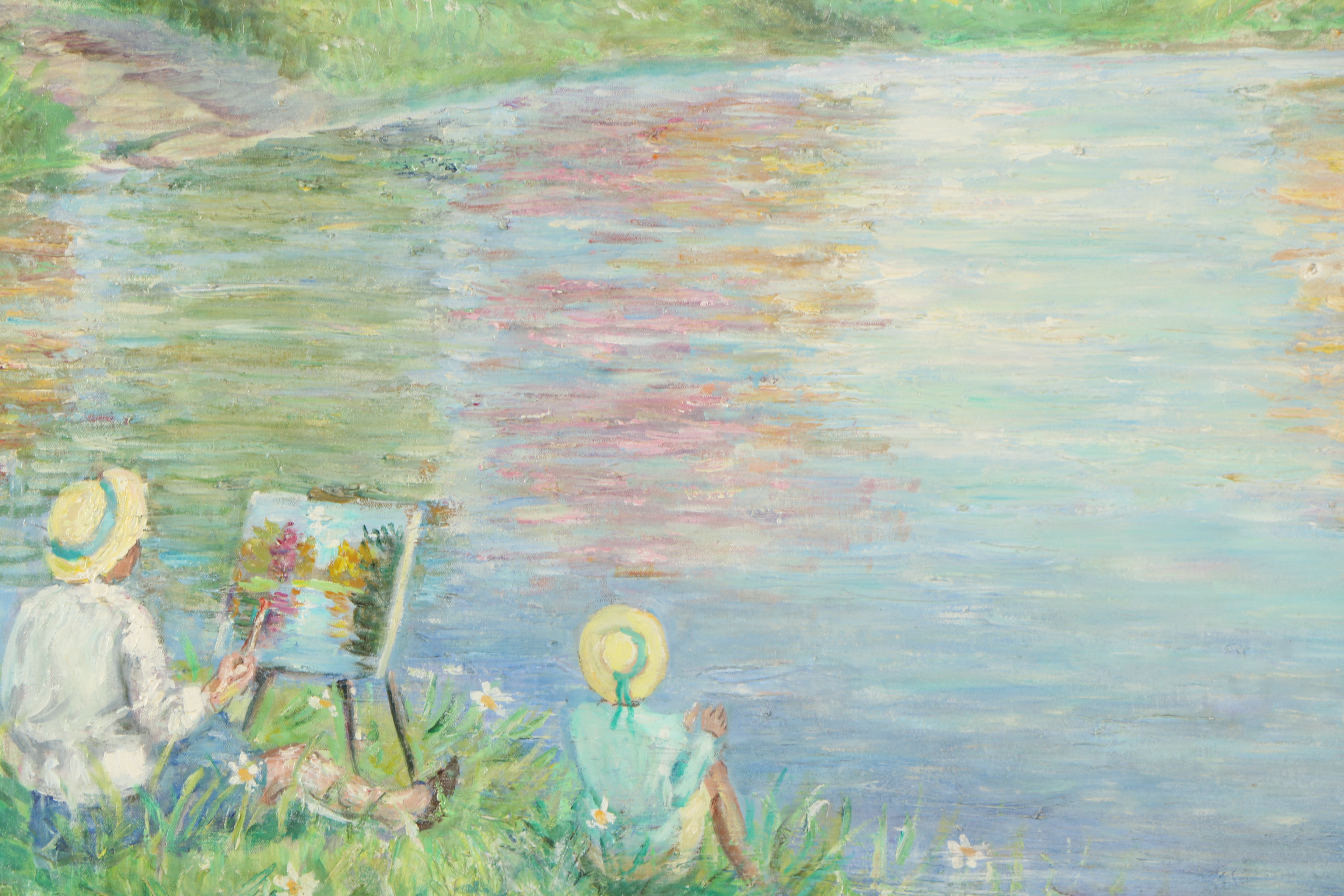 Boris Vassiloff Oil Painting on Canvas of Plein Air Painter