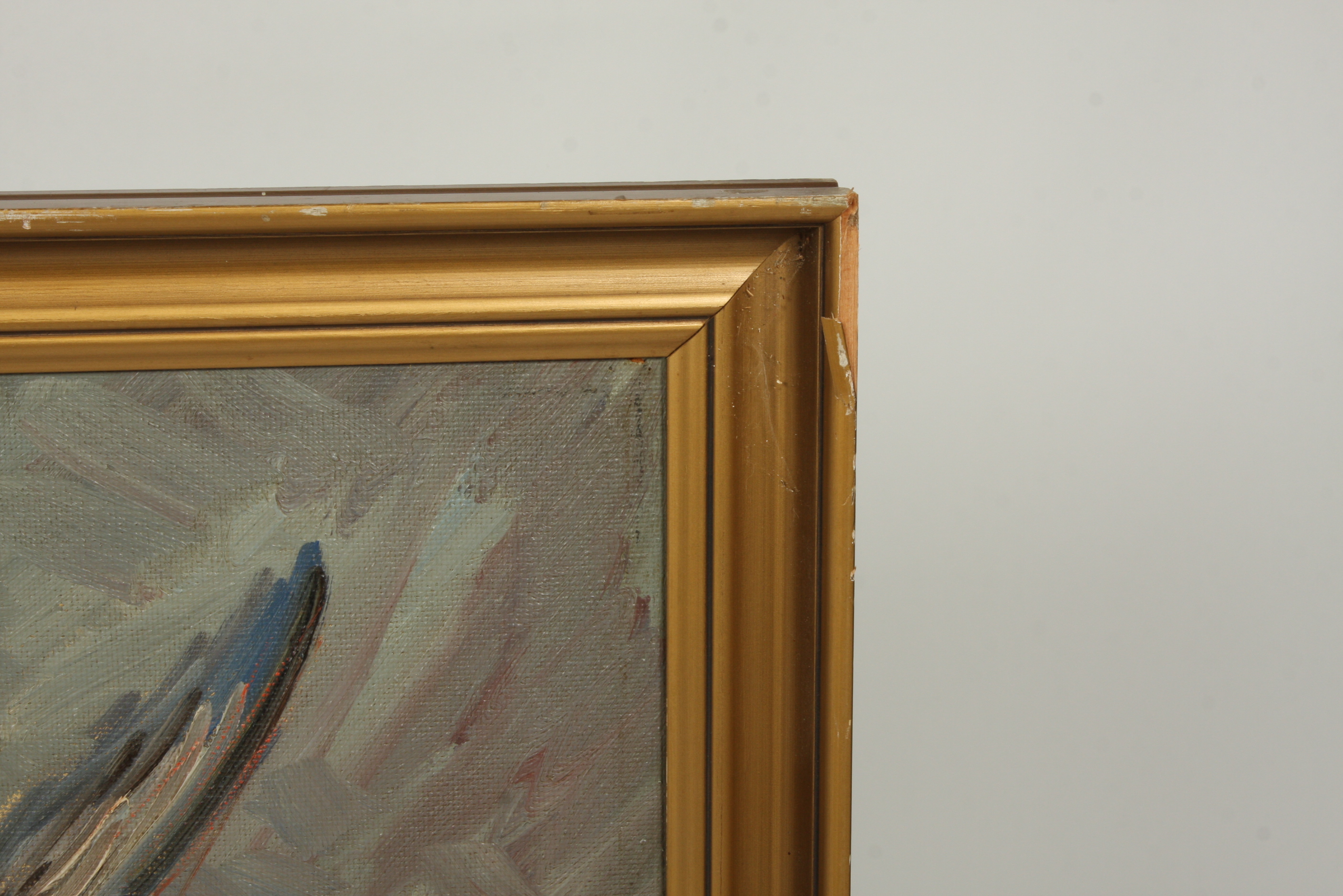 Oil Painting on Board Still Life with Dead Birds