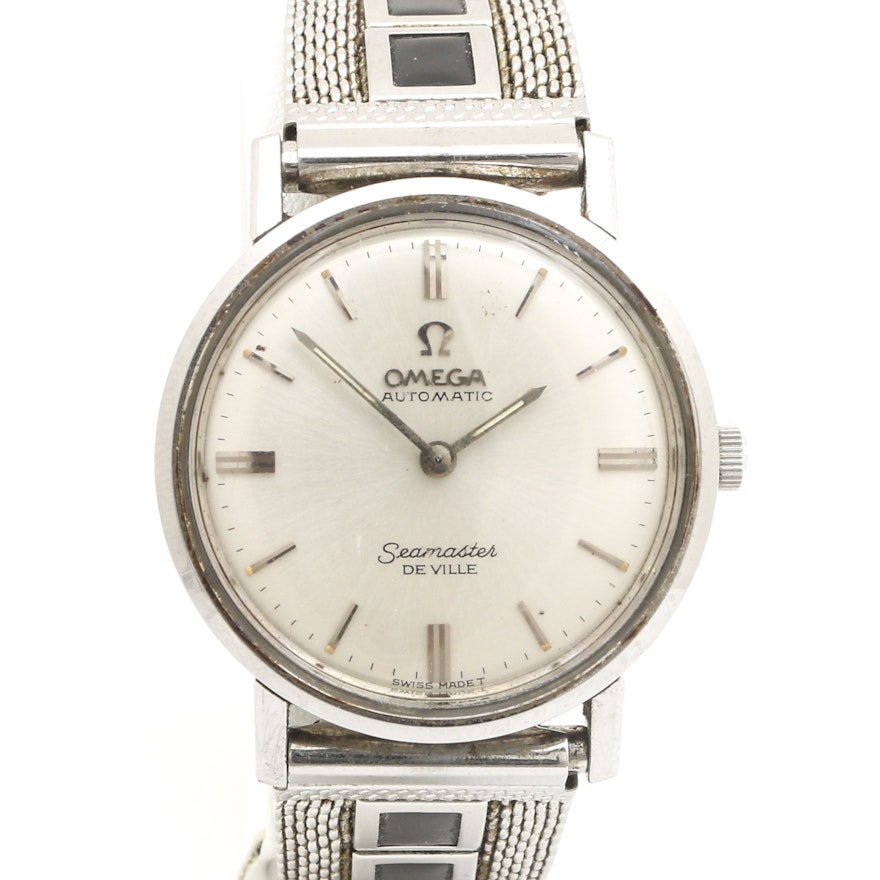 Omega Automatic Stainless Steel Wristwatch