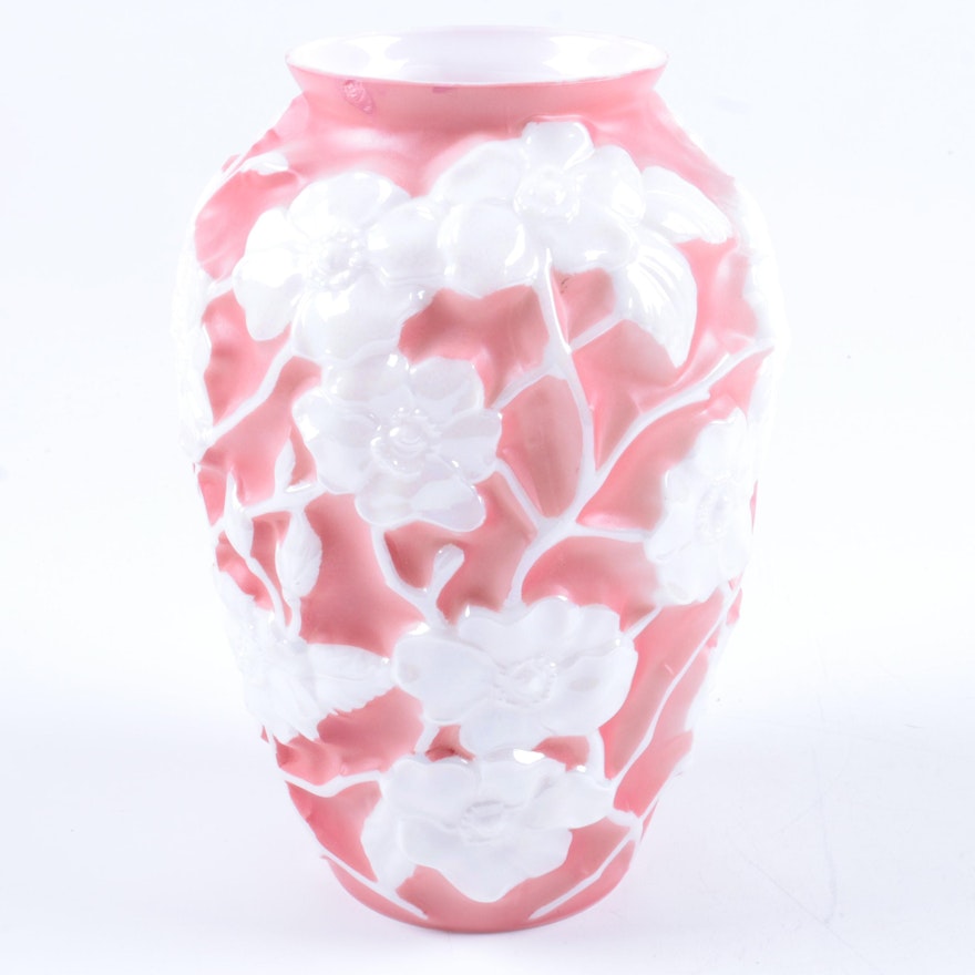 Floral Glass Vase