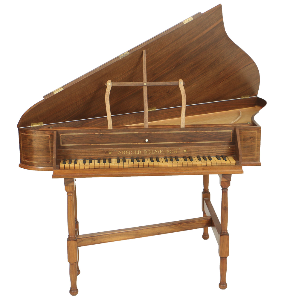 Arnold Dolmetsch Wing-Shaped Spinet Harpsichord