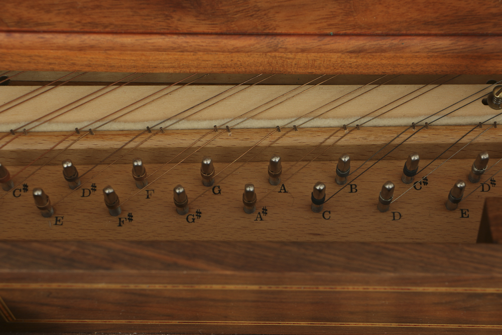 Arnold Dolmetsch Wing-Shaped Spinet Harpsichord