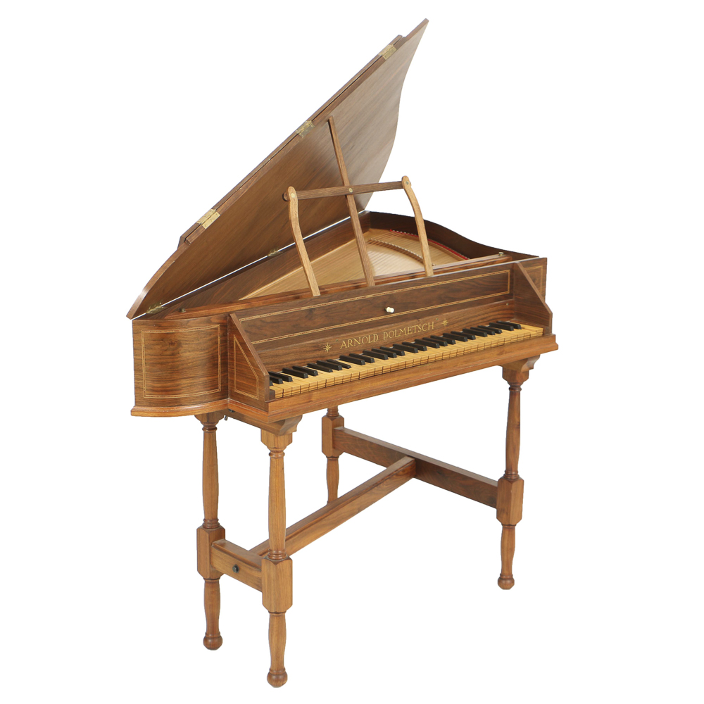 Arnold Dolmetsch Wing-Shaped Spinet Harpsichord