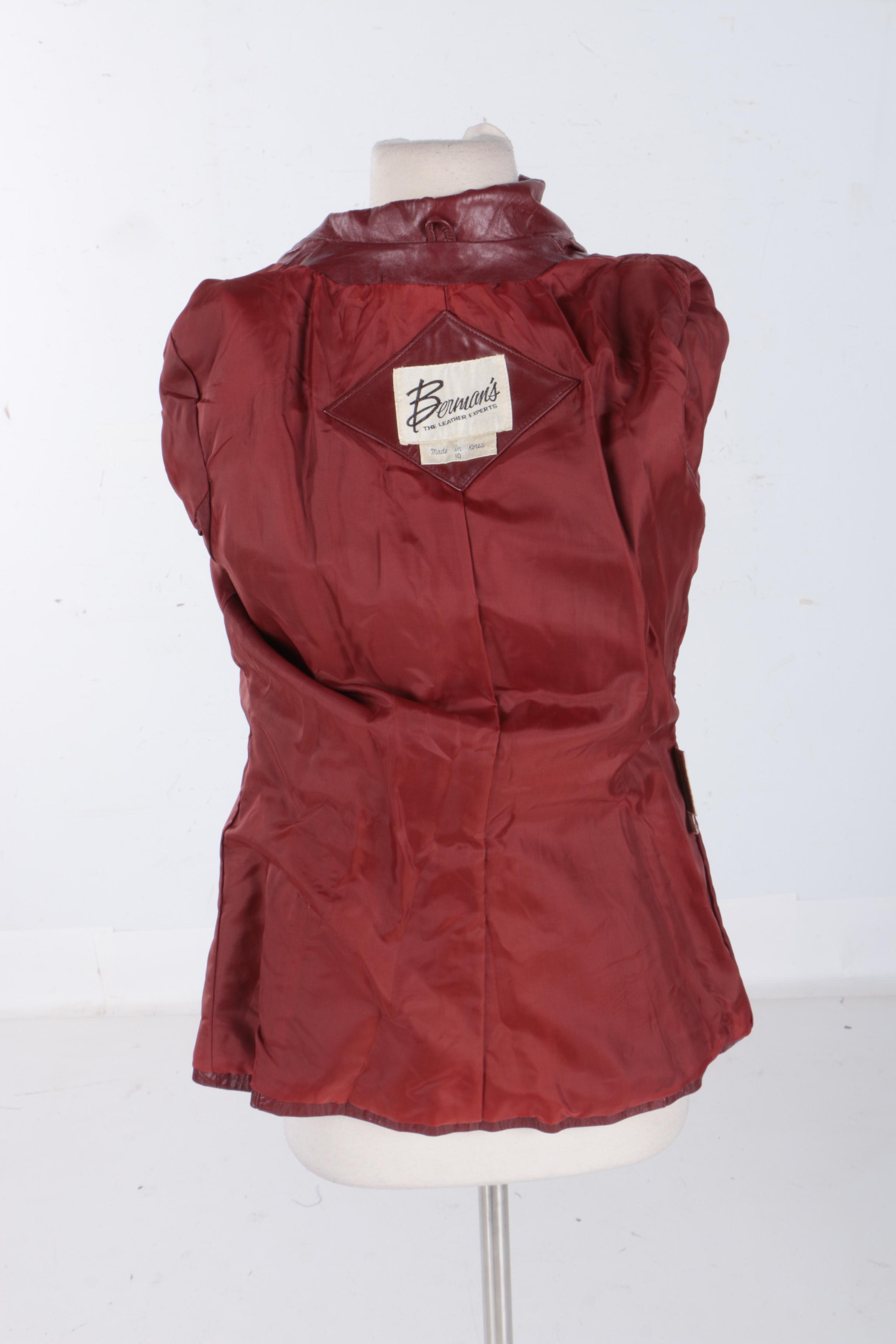 Vintage Berman's Leather Jacket