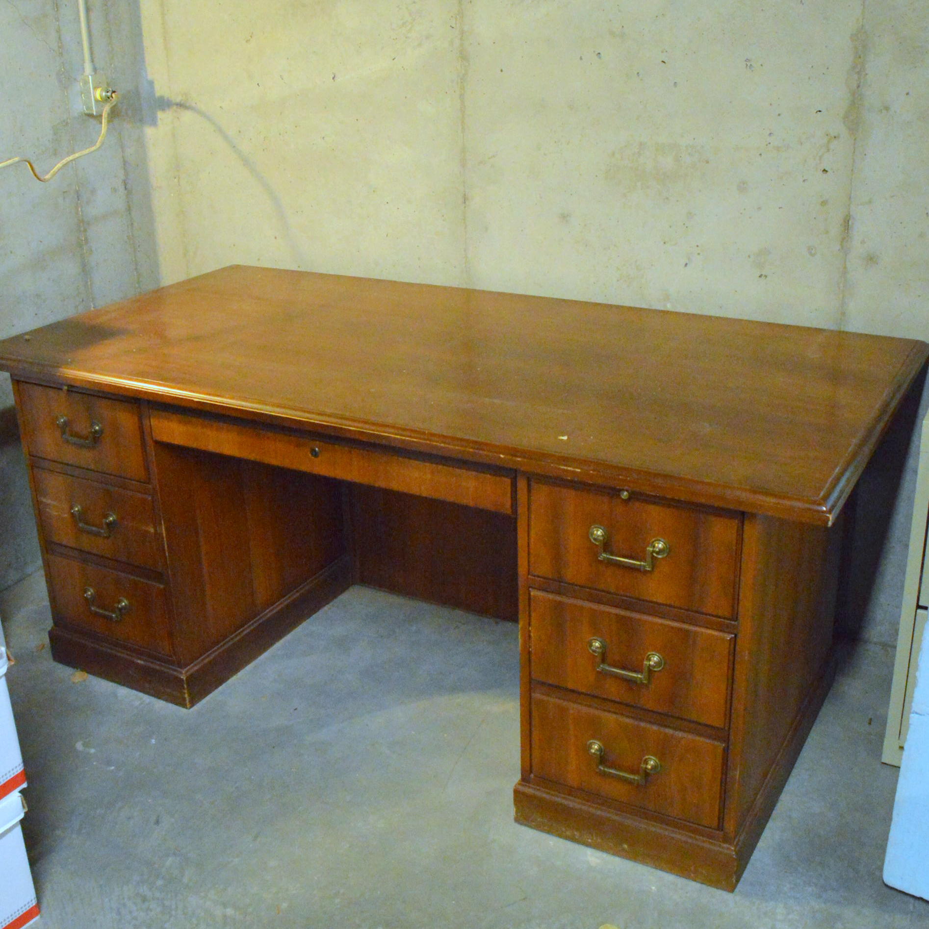 Vintage Executive Desk by Kimball