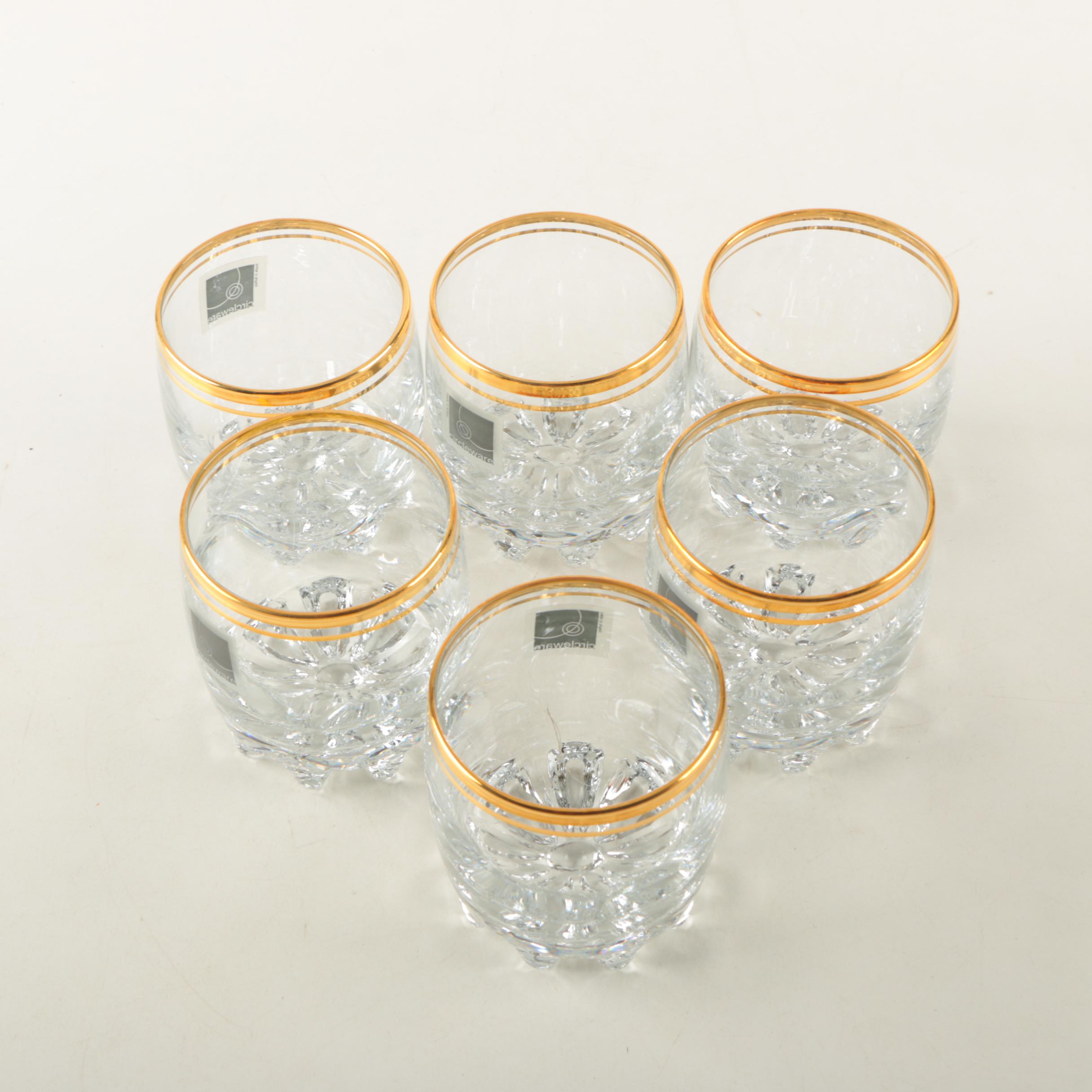 Circleware Crystal "Parisian" Old Fashioned Glasses