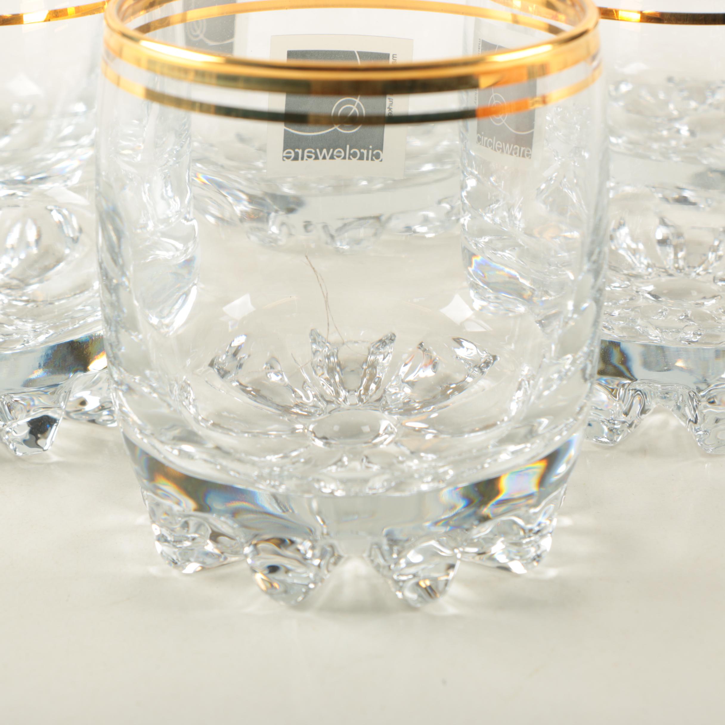 Circleware Crystal "Parisian" Old Fashioned Glasses