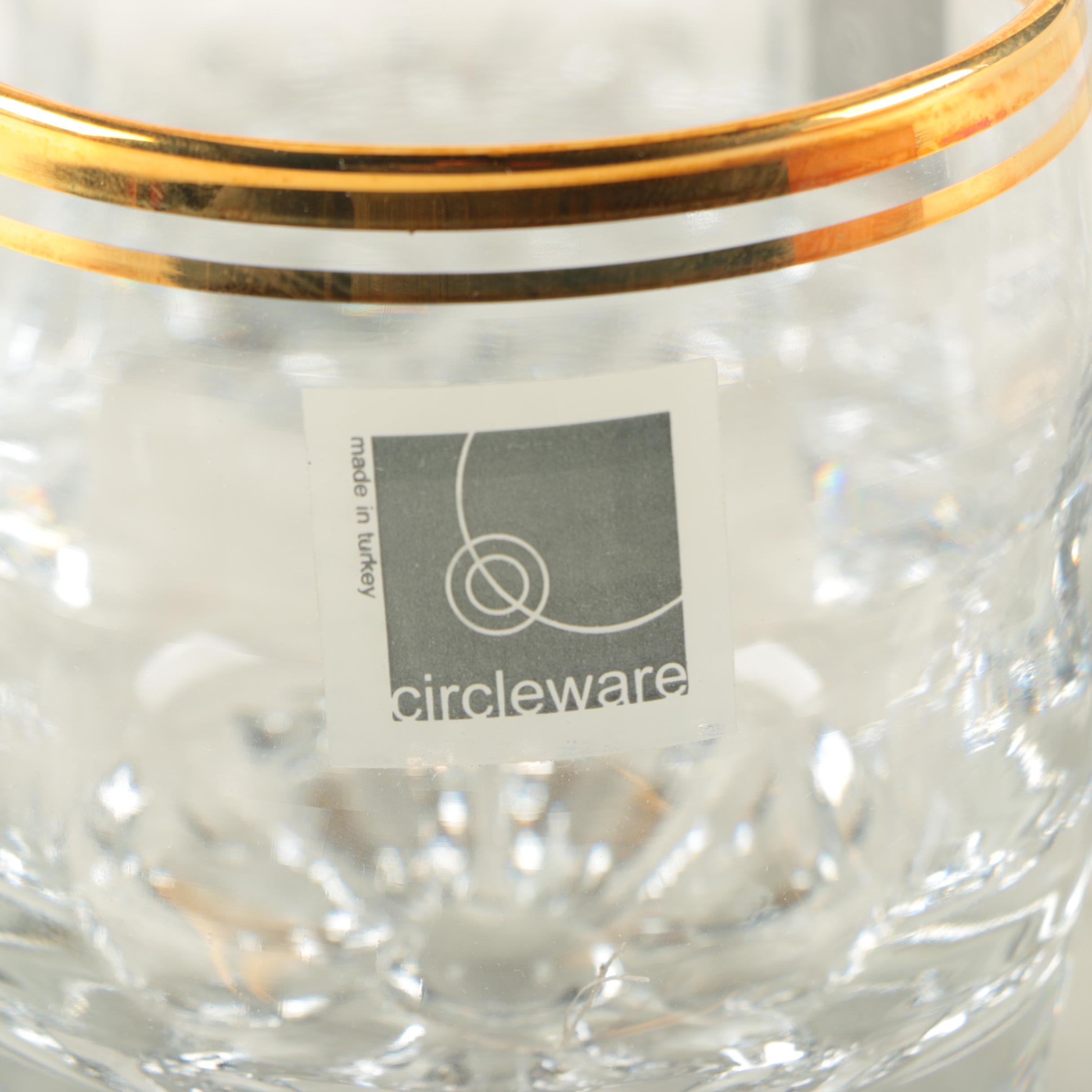 Circleware Crystal "Parisian" Old Fashioned Glasses