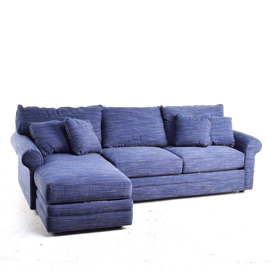 Roll Arm Upholstered Sectional