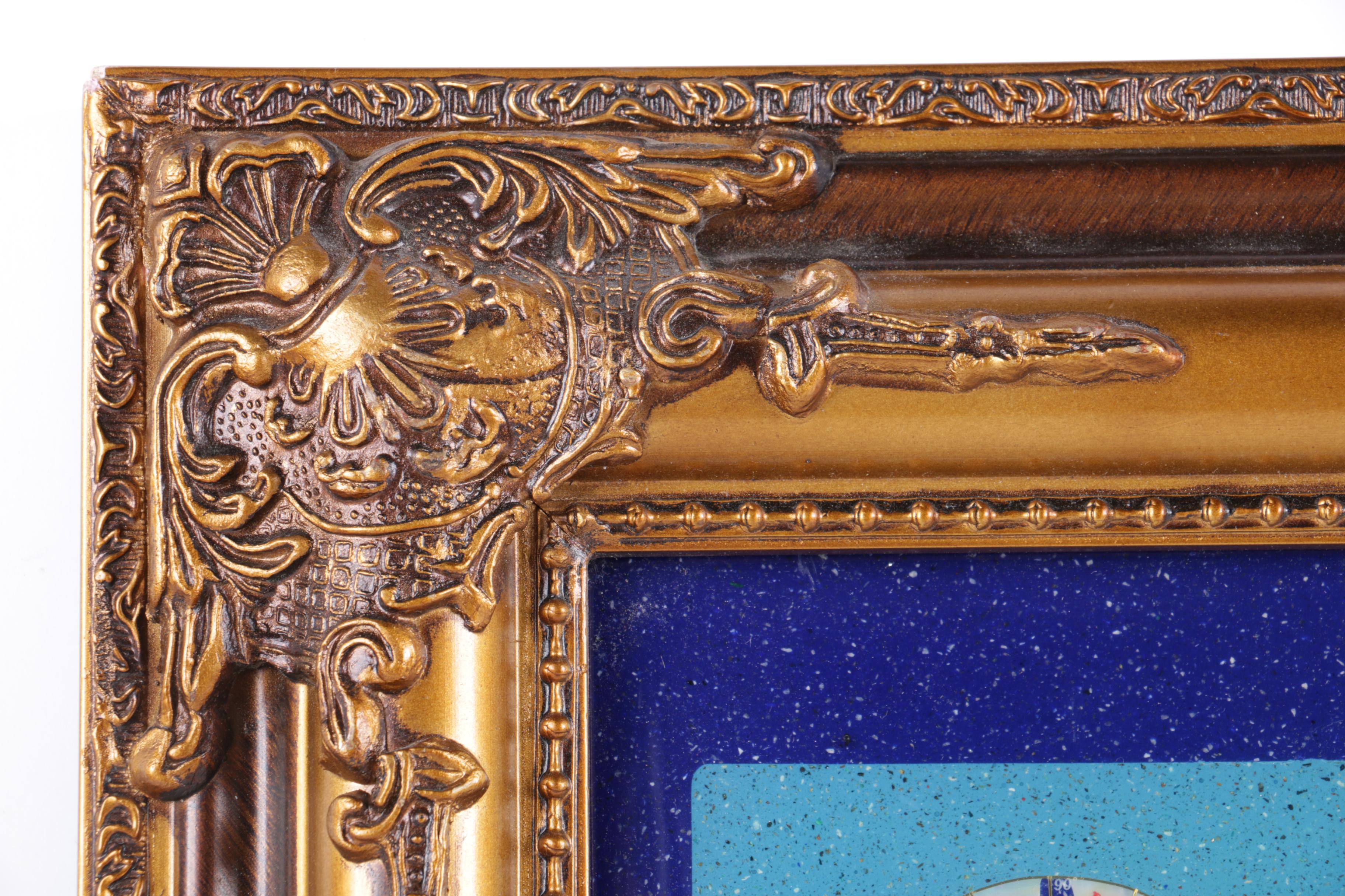 Stone Inlaid Map of the World