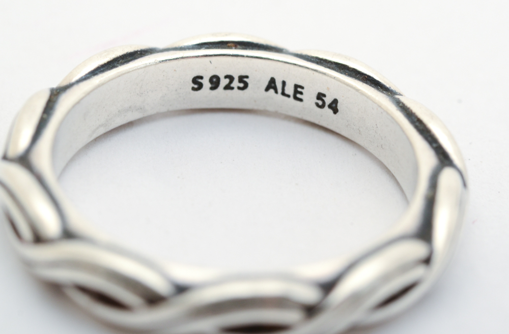 Pandora Sterling Ring with Charm