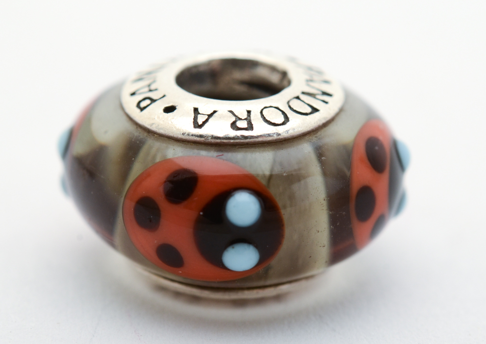 Pandora Sterling Ring with Charm