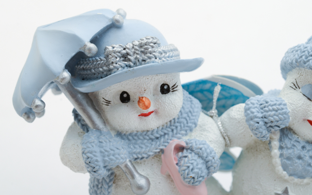 Cast Resin "Snow Buddies" Figurine