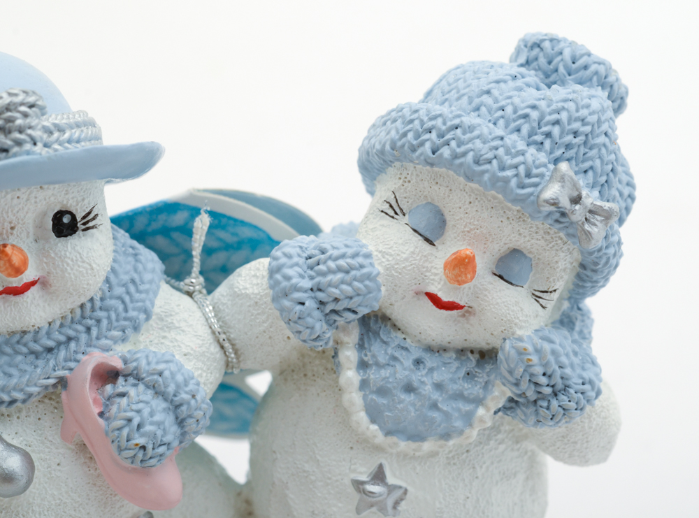 Cast Resin "Snow Buddies" Figurine