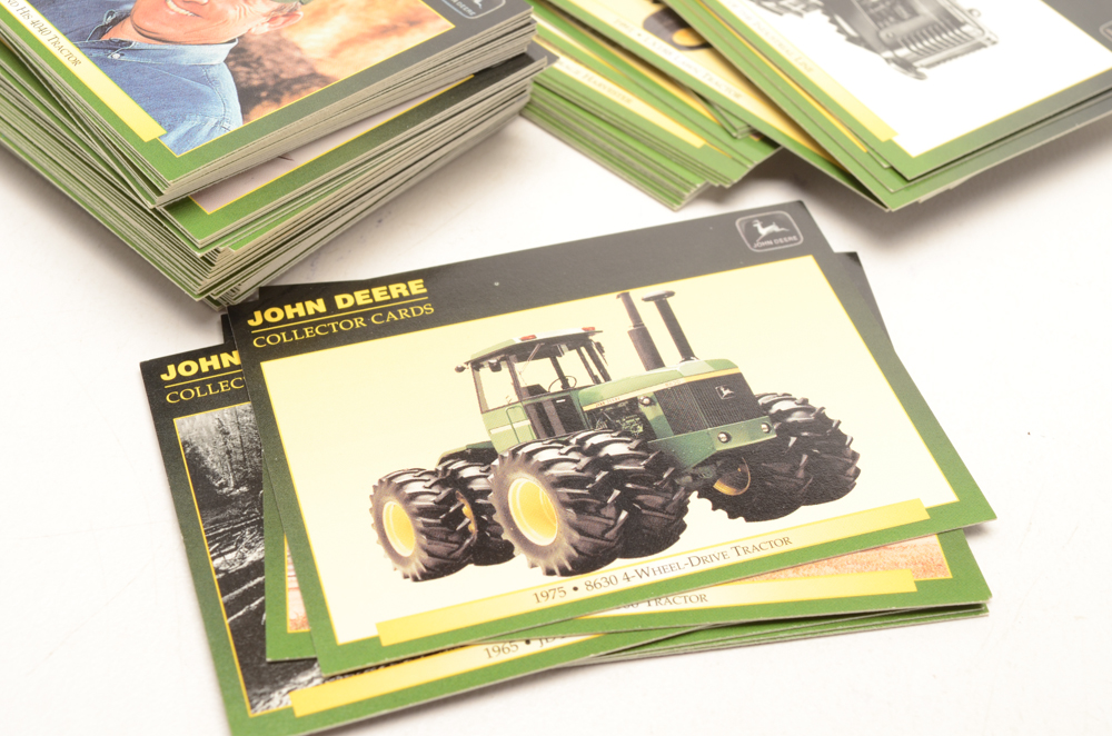 John Deere Collector Cards Tin and Doral Lighter