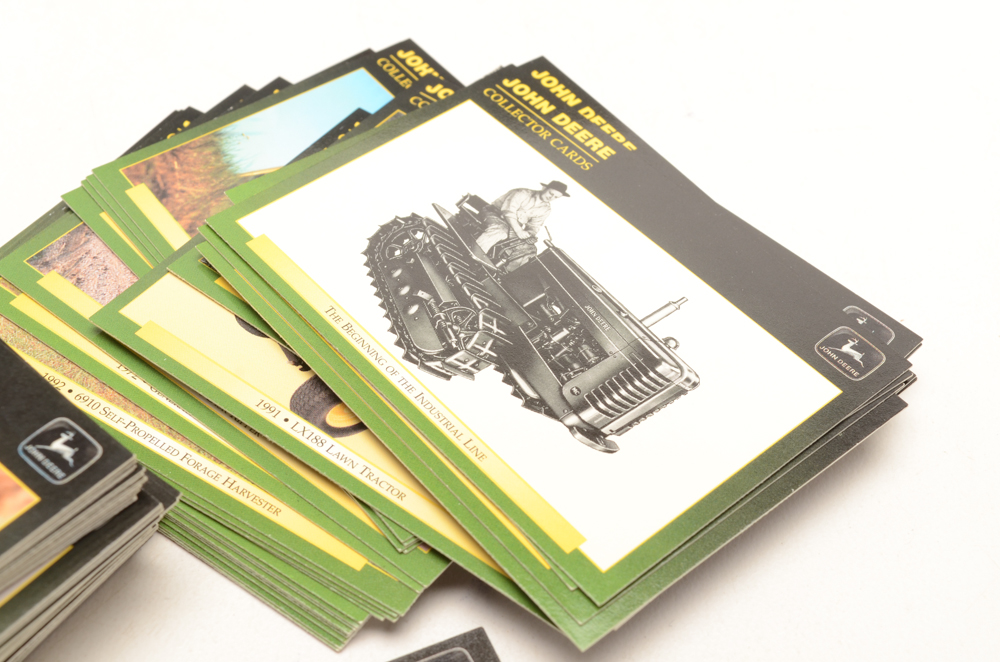 John Deere Collector Cards Tin and Doral Lighter