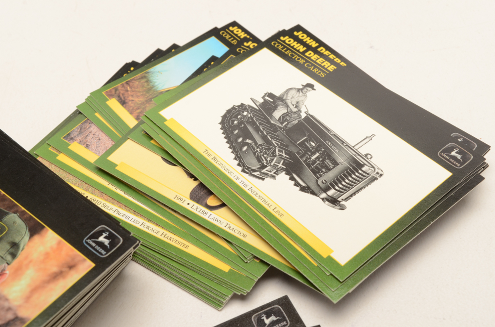 John Deere Collector Cards Tin and Doral Lighter