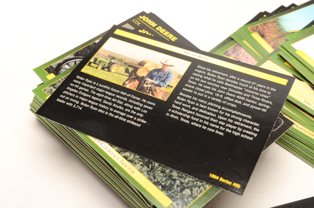 John Deere Collector Cards Tin and Doral Lighter