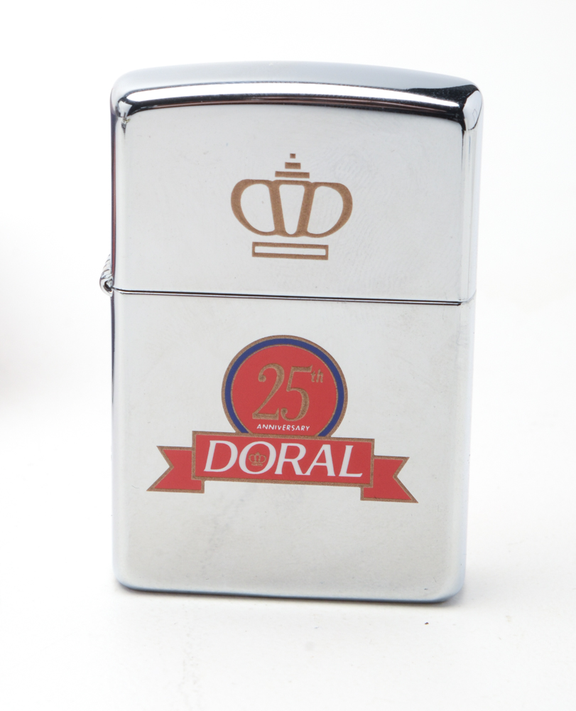 John Deere Collector Cards Tin and Doral Lighter