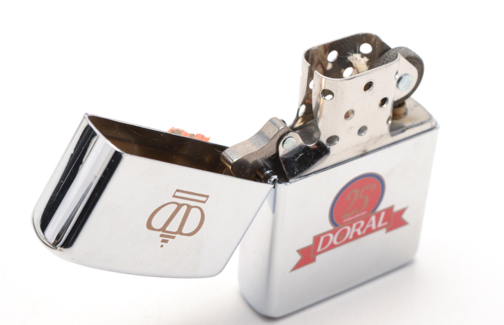 John Deere Collector Cards Tin and Doral Lighter