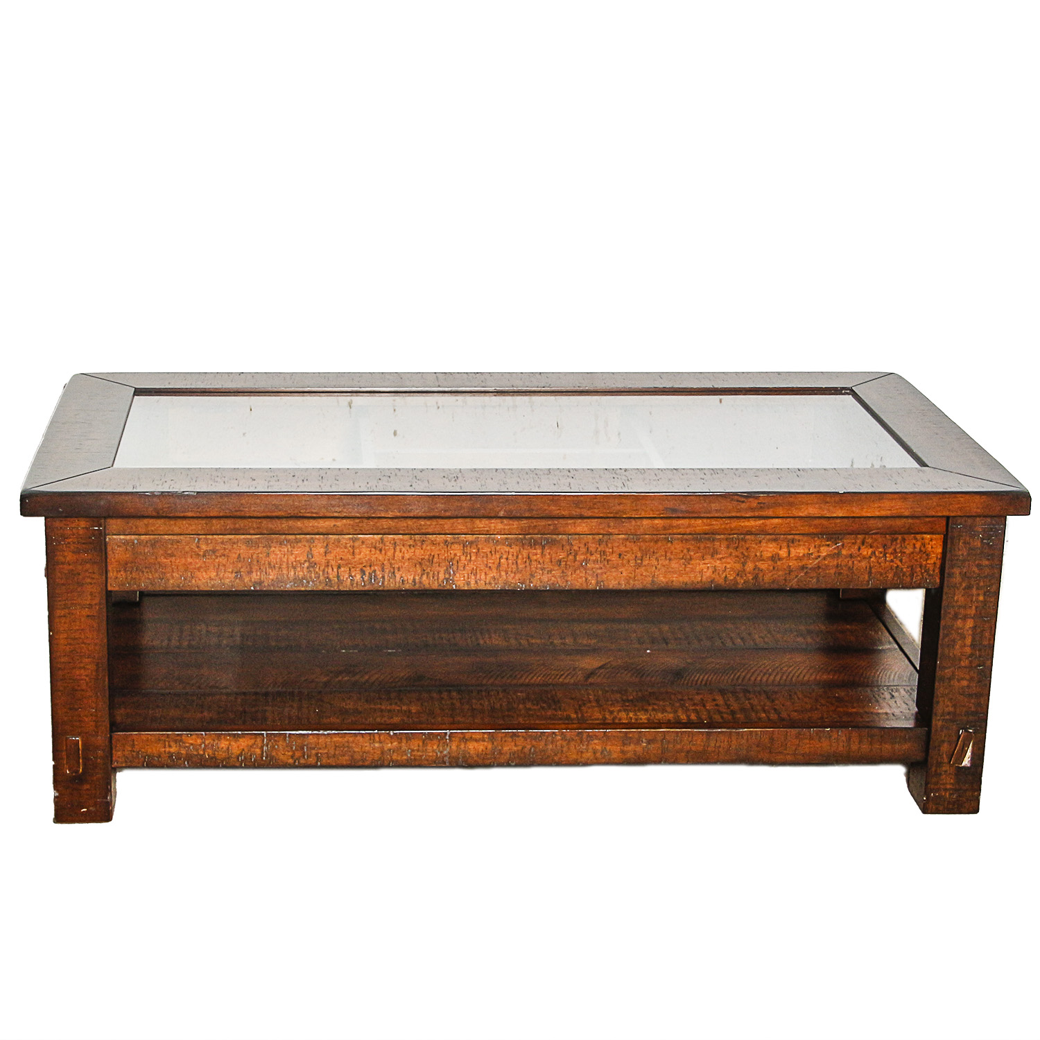 Glass Top Display Coffee Table