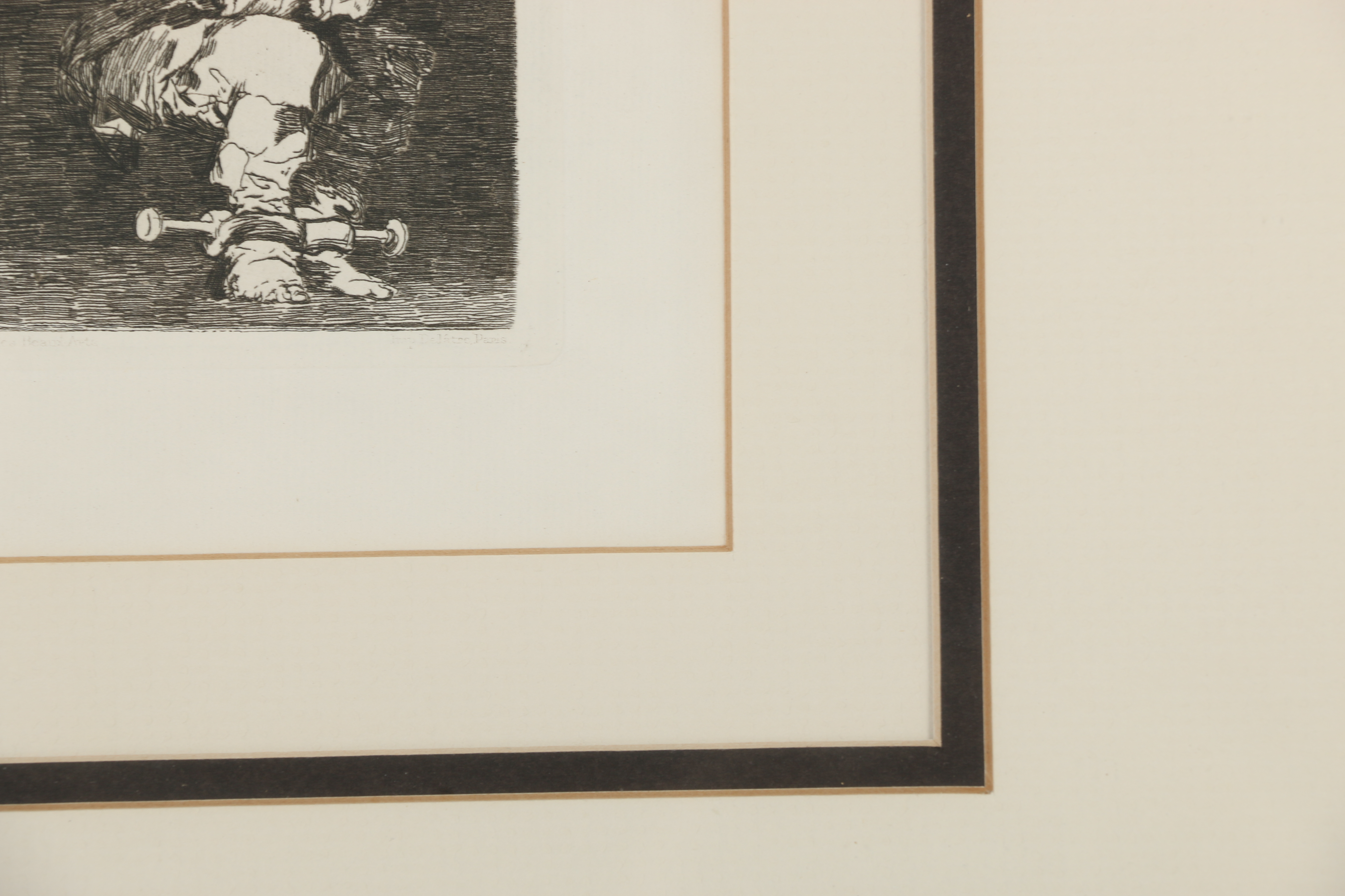 Francisco de Goya Etching on Paper "Little Prisioner"