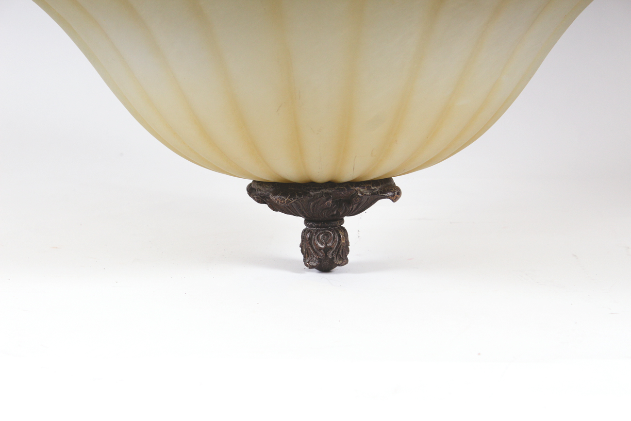 Pair of Quorum Lighting Francesca Wrought Iron Chandeliers