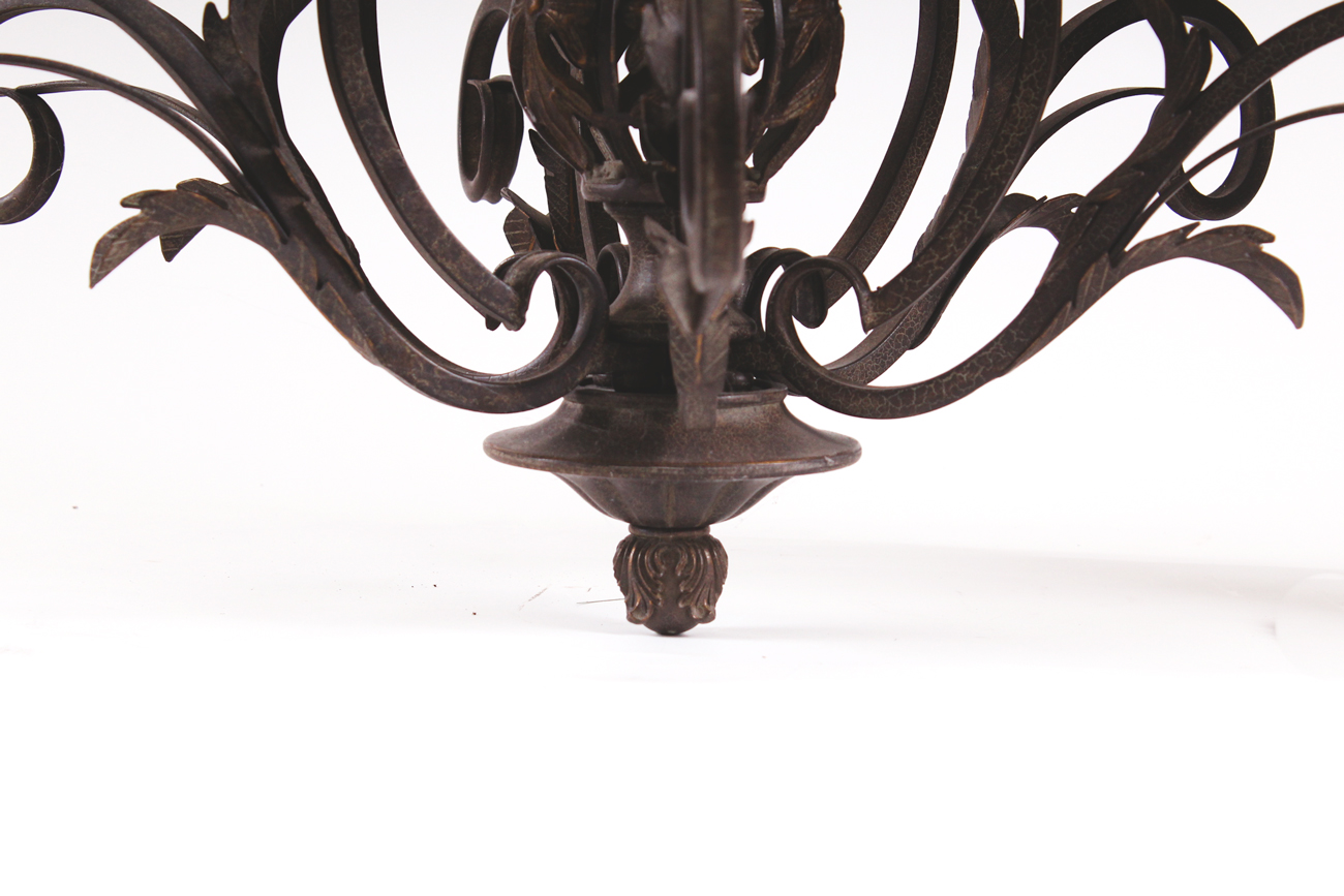 Quorum Lighting Francesca Wrought Iron Chandelier