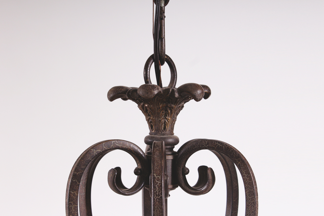 Quorum Lighting Francesca Wrought Iron Chandelier