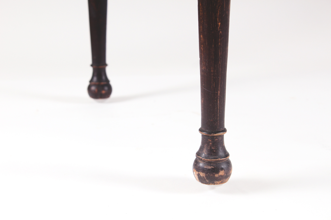 Dark Wood Storage Table