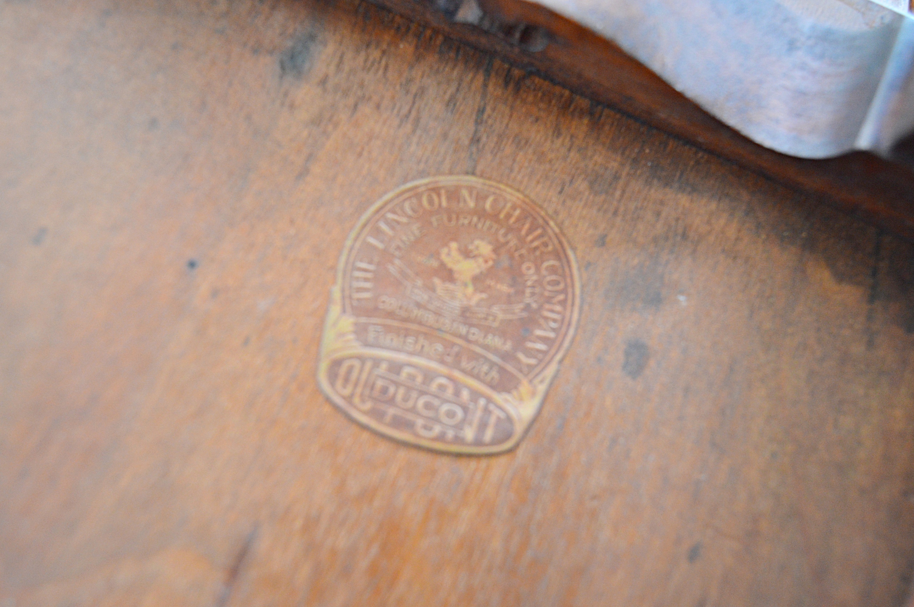 Vintage Mahogany Stacking Table Set with Bookmatched Crotch Mahogany Tops