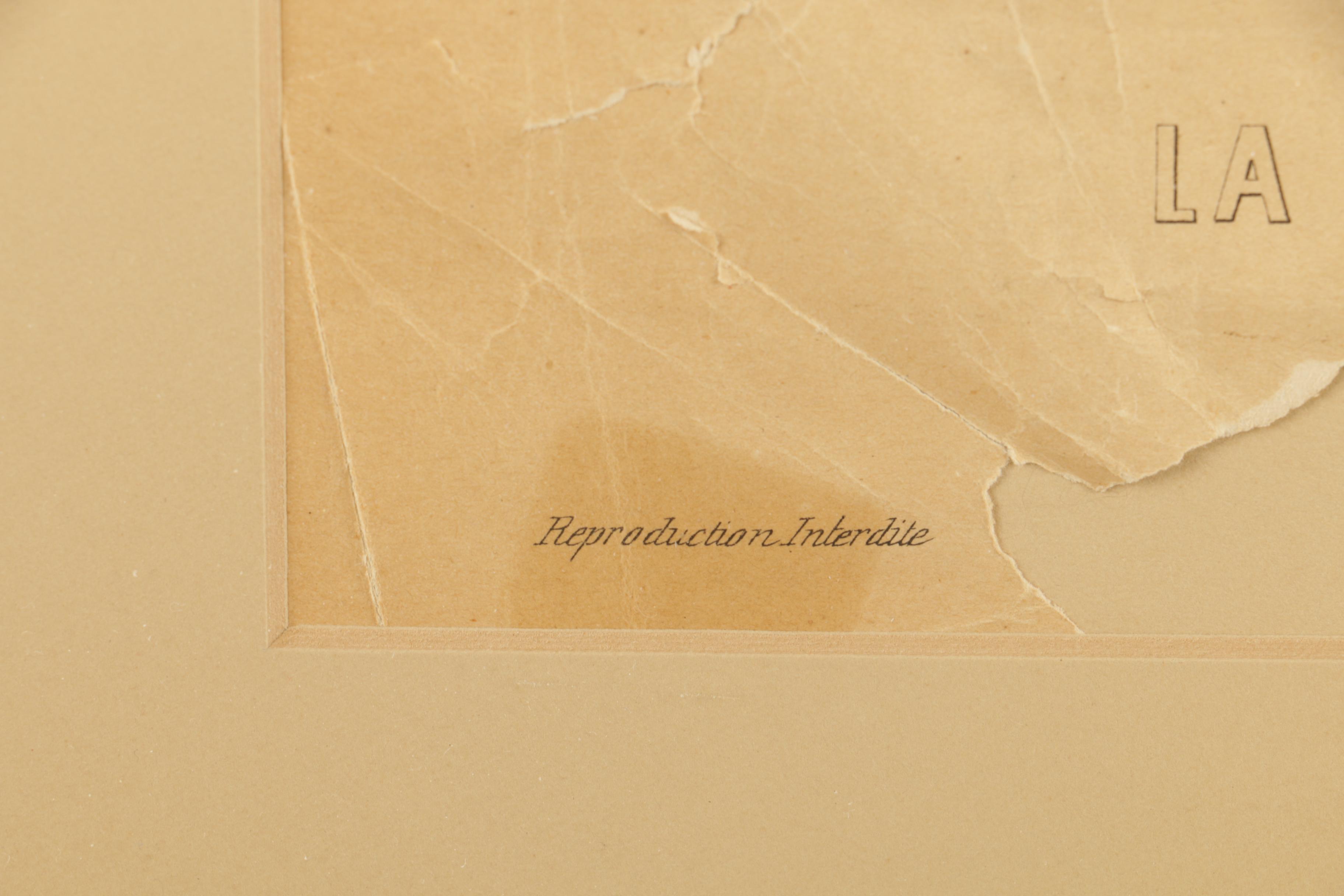 1888 French Hand Colored Fashion Plate from "La Mode Illustrée"