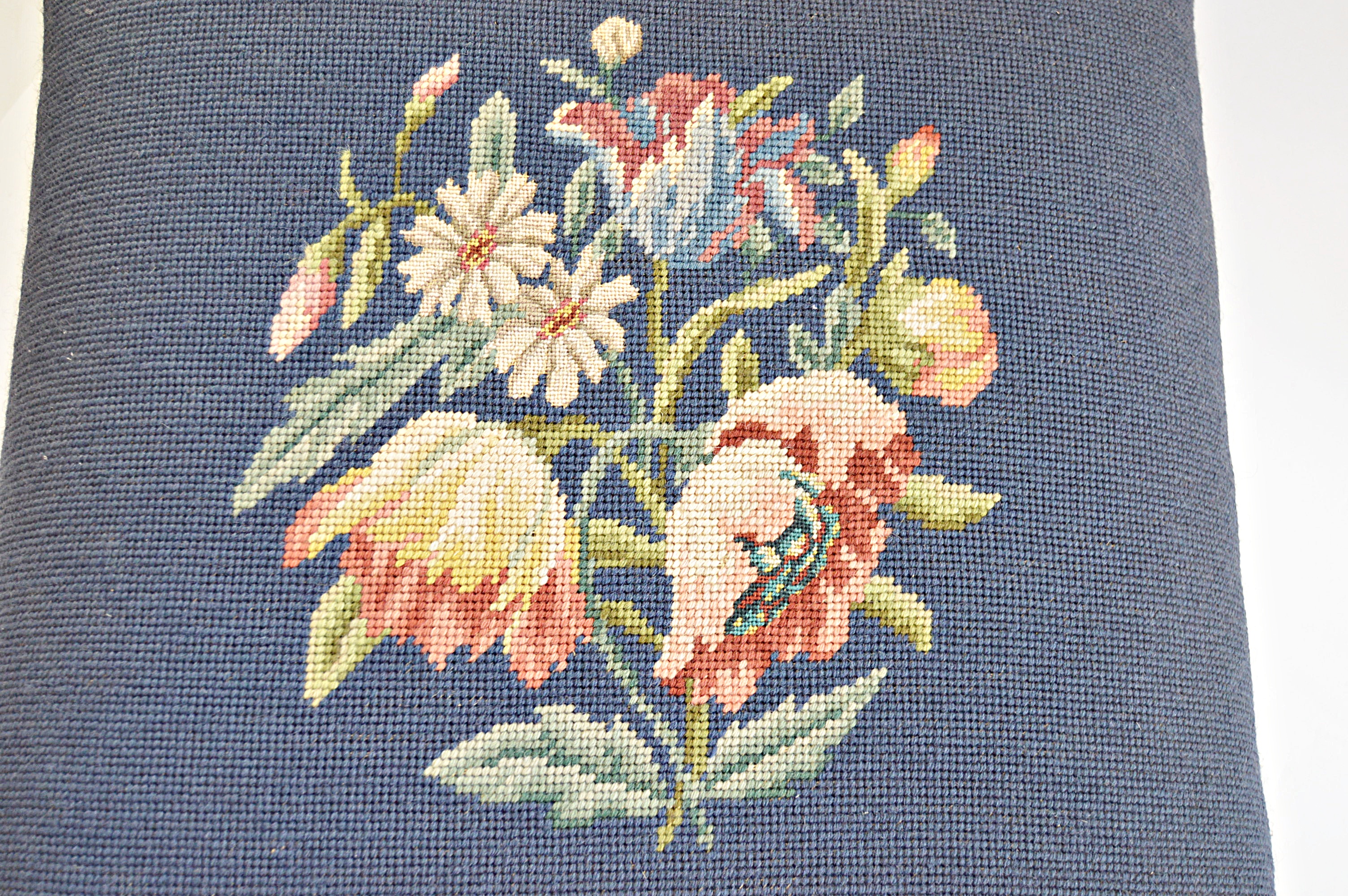 Antique Needlepoint Stools