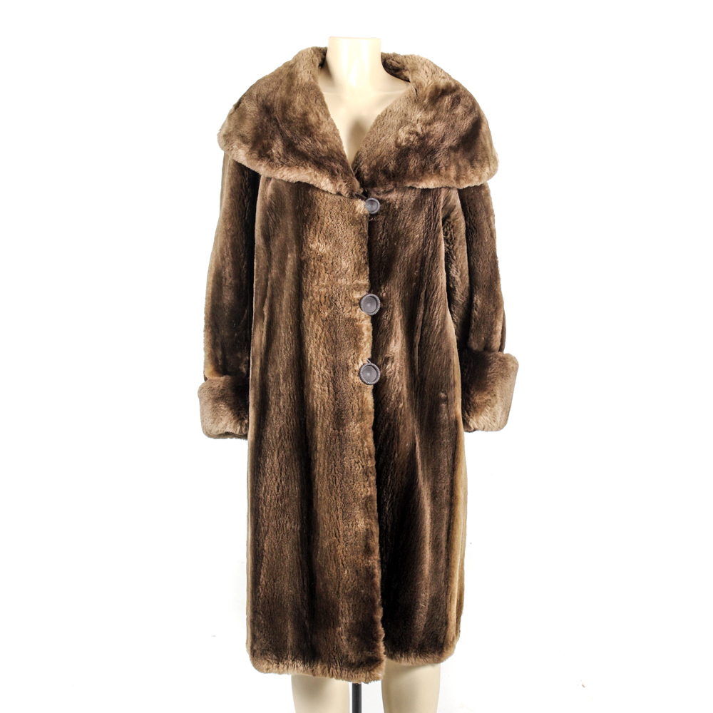 Vintage Sheared Beaver Coat